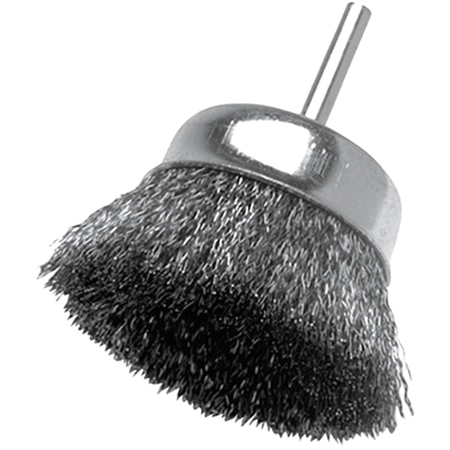 PERFORMANCE TOOL 2 Cup Wire Brush, 1/4" Shk ,  W1208C